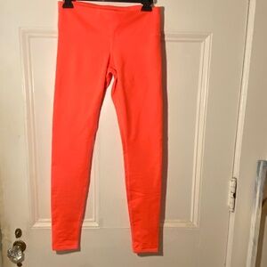 alo - coral leggings - like new - size s